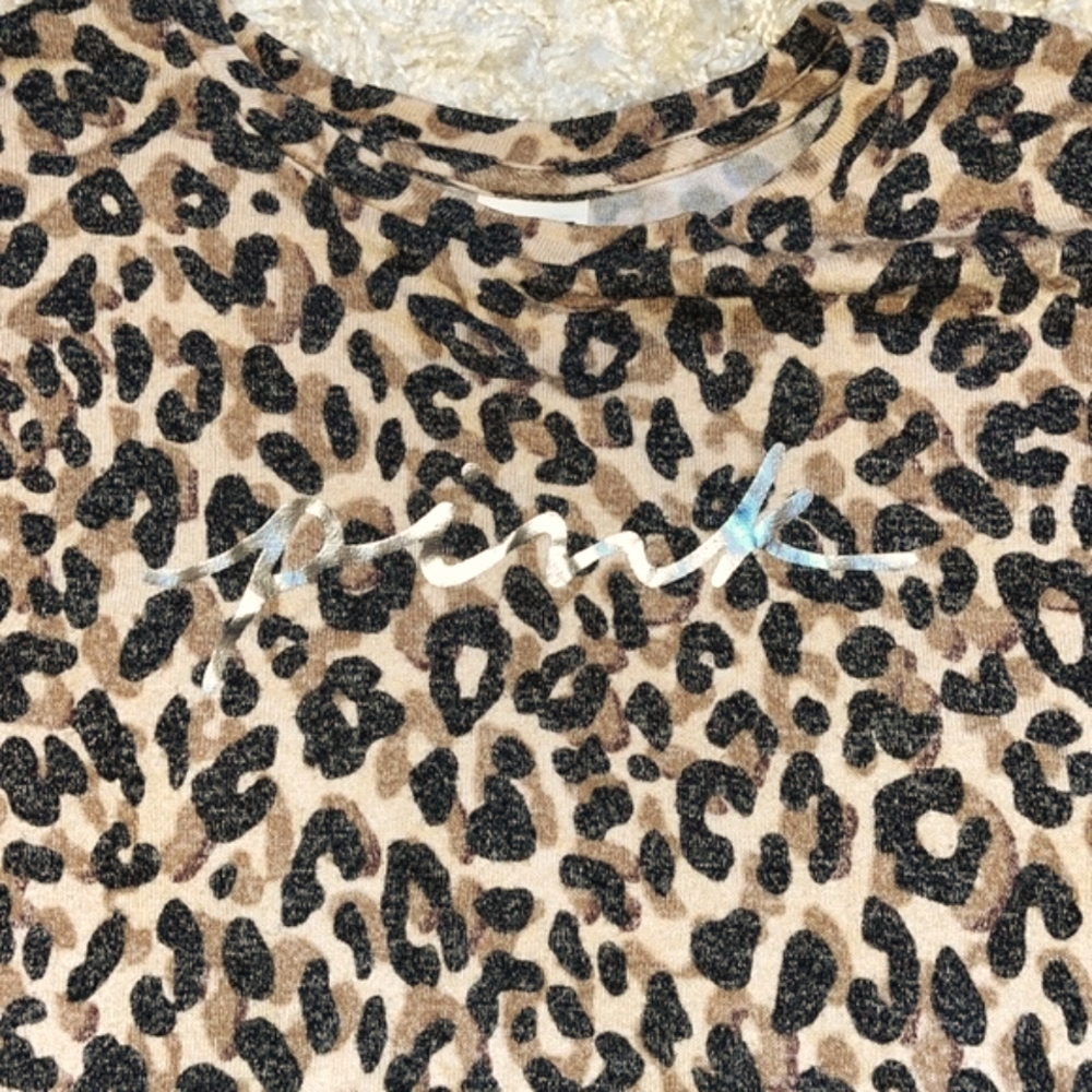 Victoria's Secret PINK Cheetah Print Sleep-Tee.